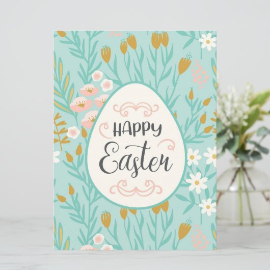 イースターおめでとうございます シーズンカード (スタンド正面)