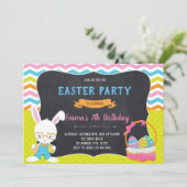 イースターおめでとうご招待 招待状 (スタンド正面)