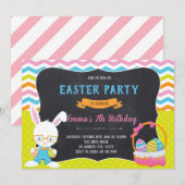 イースターおめでとうご招待 招待状 (正面/裏面)