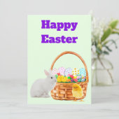 イースターおめでとうカード 招待状 (スタンド正面)