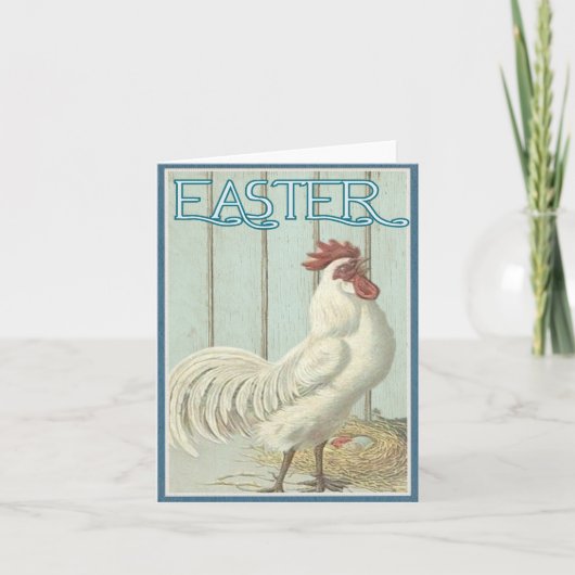 イースターおめでとう イースターカードのヴィンテージ写真 カード (正面)