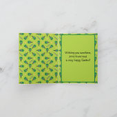 イースターおめでとう、オリジナルテキストカード カード (内部)