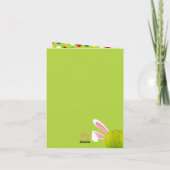 イースターおめでとう、オリジナルメッセージ カード (裏面)