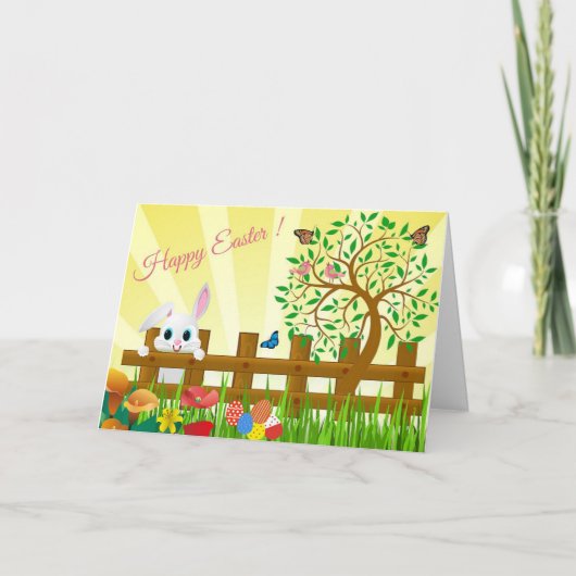 イースターおめでとう カード (正面)