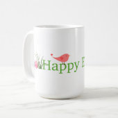 イースターおめでとう コーヒーマグカップ (正面左)