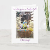 イースターおめでとう シーズンカード (正面)