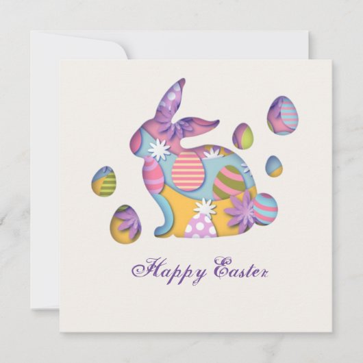 イースターおめでとう シーズンカード (正面)