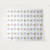 イースターおめでとう | ステップアンドリピート フォトバックドロップ タペストリー (正面(横))