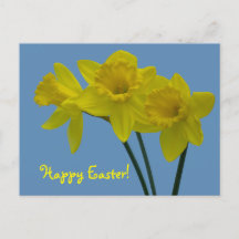 イースターおめでとう ダッフィディル ポストカード