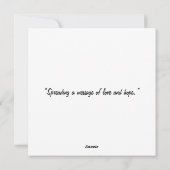 イースターおめでとう - パステルカラーのウサギの卵 シーズンカード (裏面)