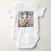 イースターおめでとう ベビーボディスーツ (裏面)