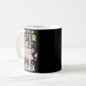 イースターおめでとう 可愛いちびキャラ Kpop ユーモア コーヒーマグカップ (正面左)