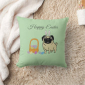 イースターおめでとう、犬 クッション (ブランケット)