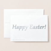 イースターおめでとう！ 箔カード (裏面封筒付き)
