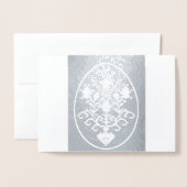 イースターおめでとう！ 箔カード (封筒付き正面)