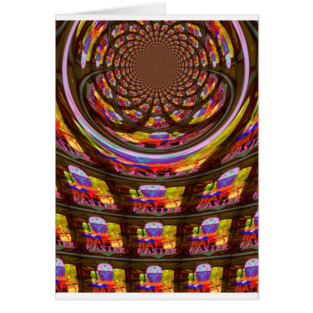 イースターおめでとう 願いを込めたシームレスなグラフィック (正面)