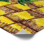 イースターおもしろいエッグ ポスター (角)