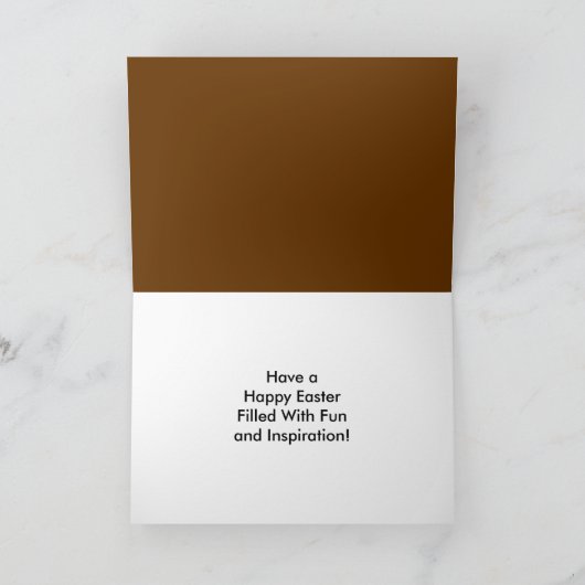 イースターおもしろいギフト、イエスはあなたを愛している シーズンカード (内部)