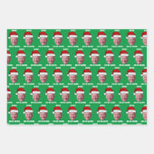 イースターおもしろいクリスマスのジョーバイデン氏ハッピー4th ラッピングペーパーシート (正面)