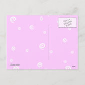 イースターおもしろいシック、はがき シーズンポストカード (裏面)