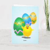 イースターおもしろいシック、カード シーズンカード (裏面)