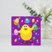 イースターおもしろいシック、招待 招待状 (スタンド正面)