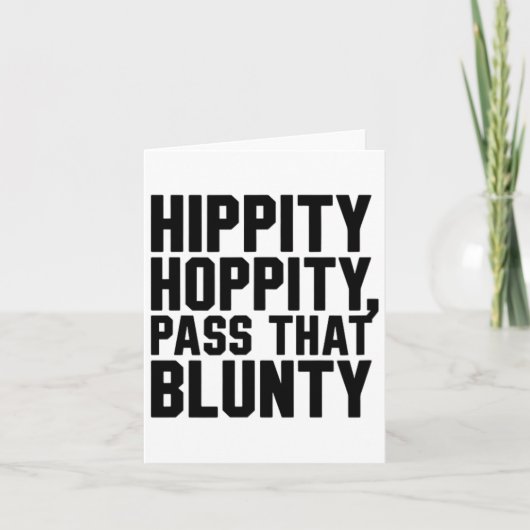 イースターおもしろいジョークのヒップティPそのblunty カード (正面)