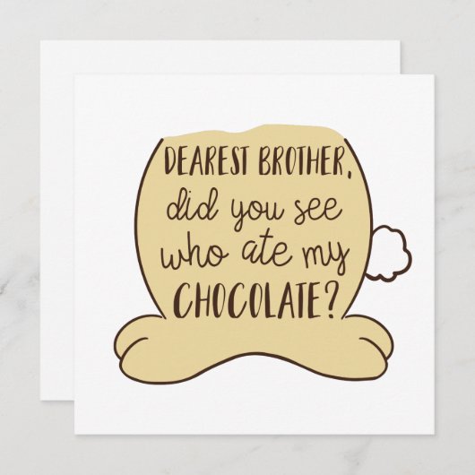 イースターおもしろいタイポグラフィ引用文キュートバニー シーズンカード (正面/裏面)