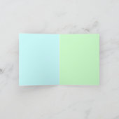 イースターおもしろいチキンとブンニーの招待カード 招待状 (内部)