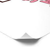 イースターおもしろいチョコレートバンニー ポスター (コーナー)