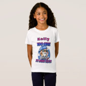 イースターおもしろいバニーあまりにも狩り卵の個人的に可愛い Tシャツ (正面フル)