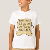 イースターおもしろいバニーことわざかわいい Tシャツ (正面)