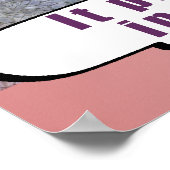 イースターおもしろいバニーのホラー映画 ポスター (角)