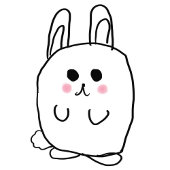 イースターおもしろいバニー漫画パープルホワイトピンクかわいい 紙コップ