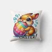 イースターおもしろいバニー クッション (裏面)