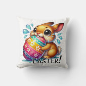 イースターおもしろいバニー クッション (正面)