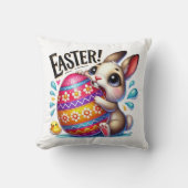 イースターおもしろいバニー クッション (正面)