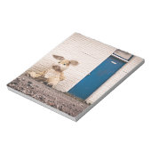 イースターおもしろいバニー ノートパッド (回転)