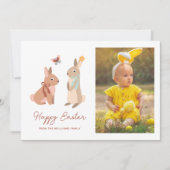 イースターおもしろいブンニー「ハッピーイースター」の写真 シーズンカード (正面)