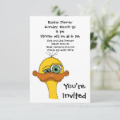 イースターおもしろいマンガダック 招待状 (スタンド正面)