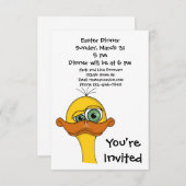 イースターおもしろいマンガダック 招待状 (正面/裏面)