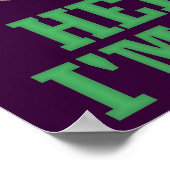 イースターおもしろい卵の染色 ポスター (角)