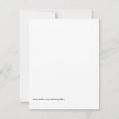 イースターおもしろい恐竜かわいいパーソナライズはがき カード (裏面)