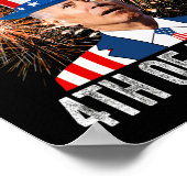 イースターおもしろい第4回7月アンチ第4回ジョーバイデン氏 ポスター (角)