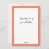 イースターおもしろい シーズンカード (裏面)