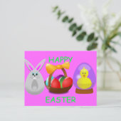 イースターおもしろい シーズンポストカード (スタンド正面)