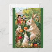 イースターおもしろい シーズンポストカード (正面/裏面)