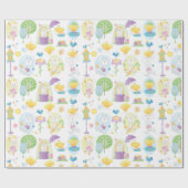 イースターおもしろい ラッピングペーパー (フラット)