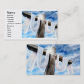 イースターおよびパームサンデー十字および場面 名刺 (正面/裏面)