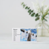 イースターおよびパームサンデー十字および場面 名刺 (スタンド正面)